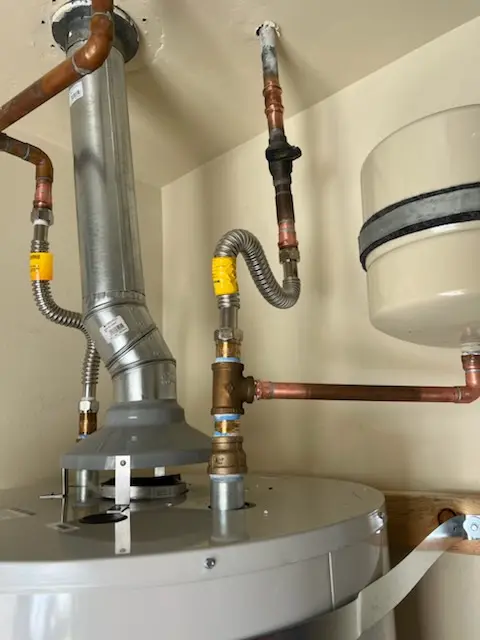 Water heater installation and plumbing repair in Denton